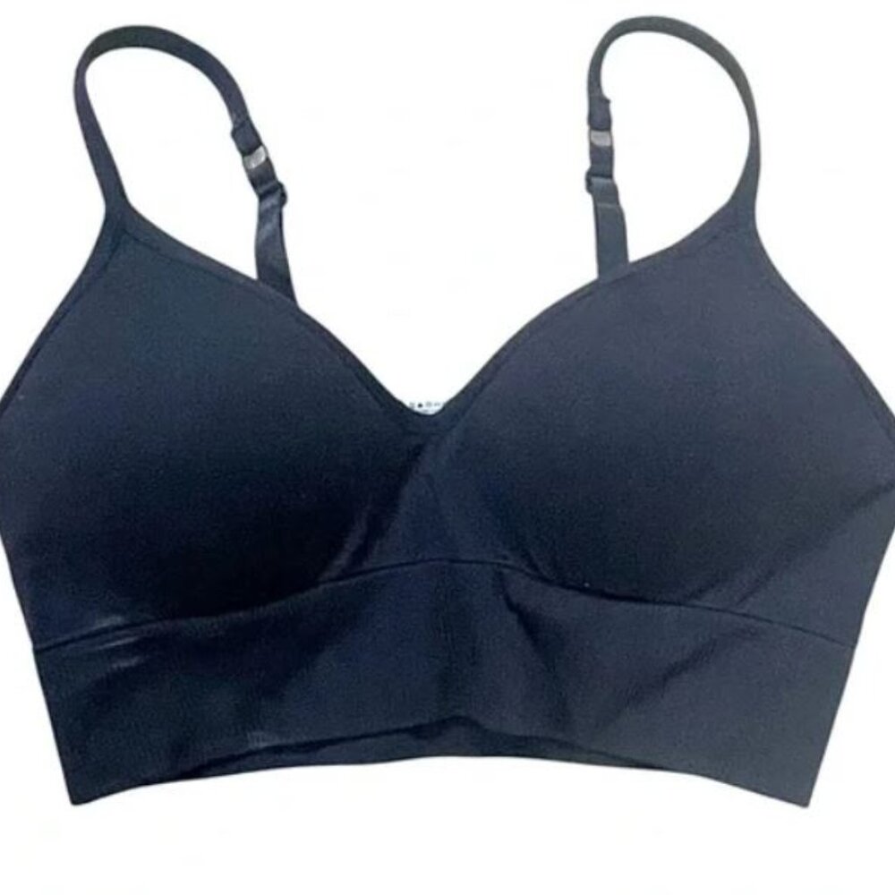 Reebok Black Intensity Seamless High Support Molded Cup Sports Bra Size M